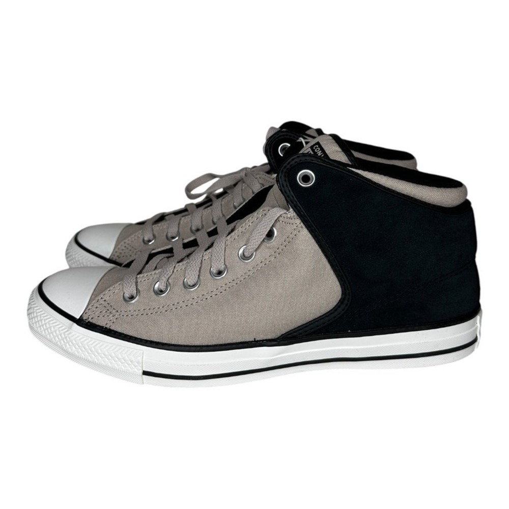 Size 10 - Converse Chuck Taylor All Star Street Beige Black Sneakers New